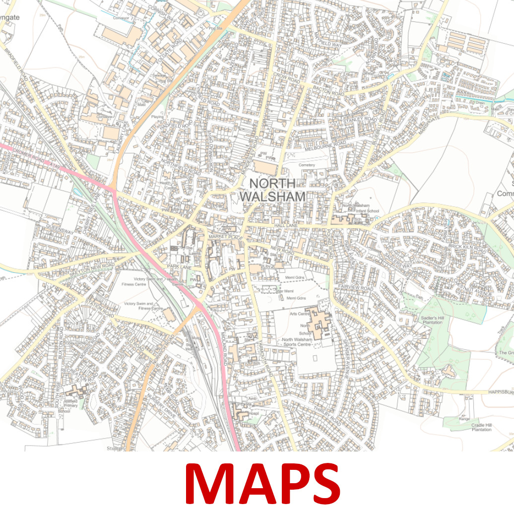 North Walsham Maps Button