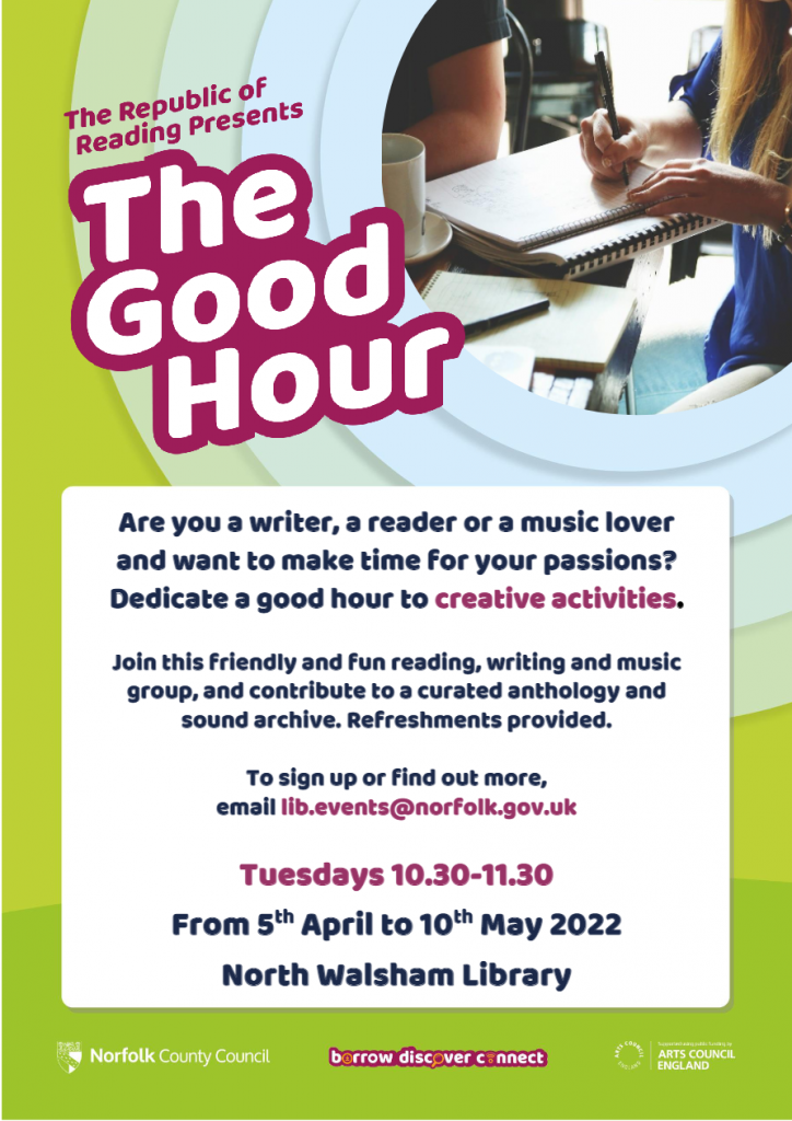 The Good Hour at North Walsham Library