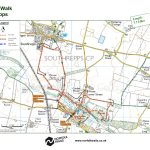Paston Way Walk Map - Circular walk 3.5miles Southrepps