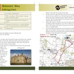 Weavers Way Walk Map - Circular walk 4.4 miles Felbrigg Park