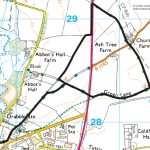 Weavers Way Walk Map - Circular walk 1.75 miles Drabblegate