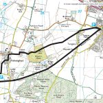 Weavers Way Walk Map - Circular walk 4 miles Briants Heath