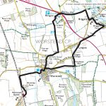 Weavers Way Walk Map - Circular walk 3.25 Worstead Station