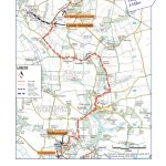 Weavers Way Walk Map - Short walk 4 miles Gresham-Aldborough