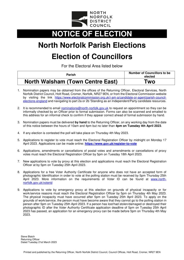 Town Council Election Papers 3