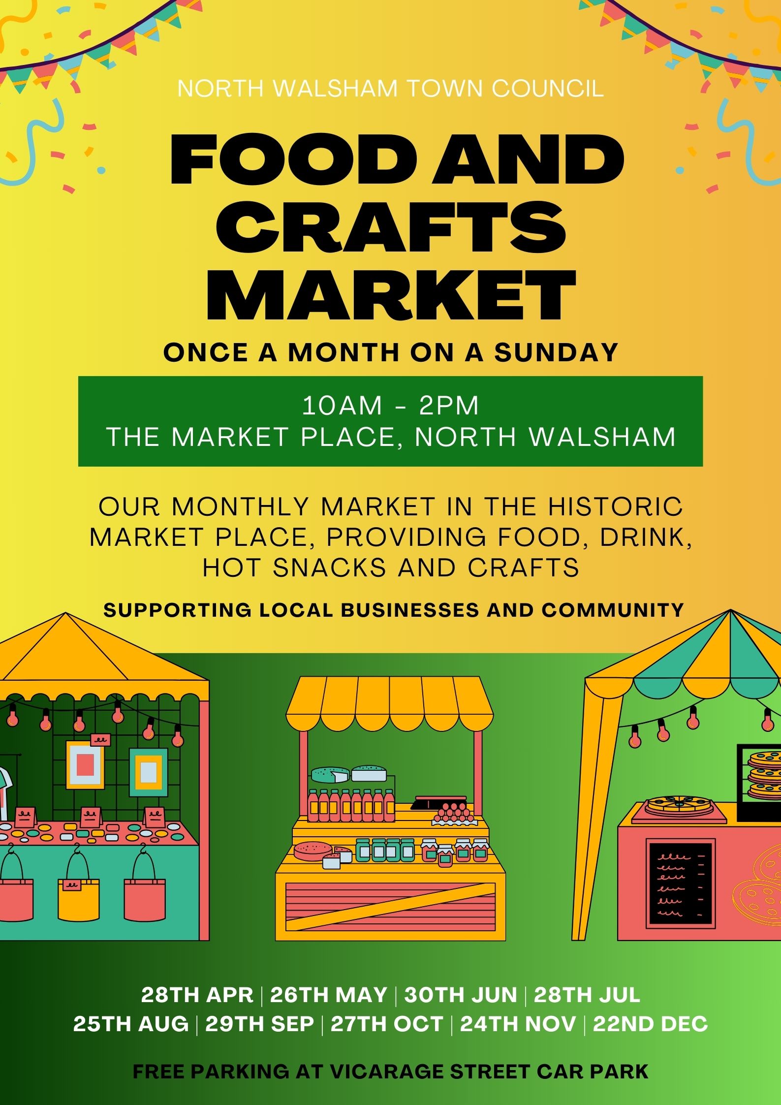 Sunday Food and Craft Markets 29.09.2024